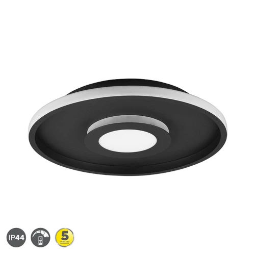 Łazienkowa lampa sufitowa ASCARI Czarny mat LED DIM 35W 3000K IP44 ściemnialna Trio 680819332 | 4017807508536 noxbox lampynox www.lampynox.pl