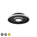 Łazienkowa lampa sufitowa ASCARI Czarny mat LED DIM 28W 3000K IP44 ściemnialna Trio 680810332 | 4017807508512 noxbox lampynox www.lampynox.pl