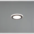 Oczko sufitowe AURA Czarny mat LED 5W śr.8cm 3000K Trio 652310132 | 4017807504095 noxbox lampynox www.lampynox.pl