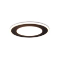Oprawa wpuszczana AURA Czarny mat LED 10W śr.14cm 3000K Trio 652410132 | 4017807504101 noxbox lampynox www.lampynox.pl