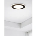 Oprawa wpuszczana AURA Czarny mat LED 10W śr.14cm 3000K Trio 652410132 | 4017807504101 noxbox lampynox www.lampynox.pl