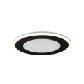 Oprawa wpuszczana AURA Czarny mat LED 10W śr.14cm 3000K Trio 652410132 | 4017807504101 noxbox lampynox www.lampynox.pl