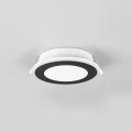 Oprawa wpuszczana AURA Czarny mat LED 10W śr.14cm 3000K Trio 652410132 | 4017807504101 noxbox lampynox www.lampynox.pl