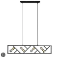 Lampa wisząca BELA Czarny mat 4xE27 Trio 307900432 | 4017807502701 noxbox lampynox www.lampynox.pl