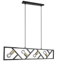 Lampa wisząca BELA Czarny mat 4xE27 Trio 307900432 | 4017807502701 noxbox lampynox www.lampynox.pl
