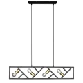 Lampa wisząca BELA Czarny mat 4xE27 Trio 307900432 | 4017807502701 noxbox lampynox www.lampynox.pl