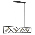 Lampa wisząca BELA Czarny mat 4xE27 Trio 307900432 | 4017807502701 noxbox lampynox www.lampynox.pl