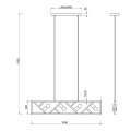 Lampa wisząca BELA Czarny mat 4xE27 Trio 307900432 | 4017807502701 noxbox lampynox www.lampynox.pl