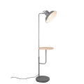 Lampa podłogowa BUTLER Antracyt Wysokość regulowana E27 Półka RL R40331042 | 4017807504859 noxbox lampynox www.lampynox.pl