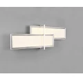 Lampa sufitowa CHARLESTON Aluminium szczotkowane 2x Panel LED 22W | 12W 3000K Trio 672110505 | 4017807503982 noxbox lampynox www.lampynox.pl