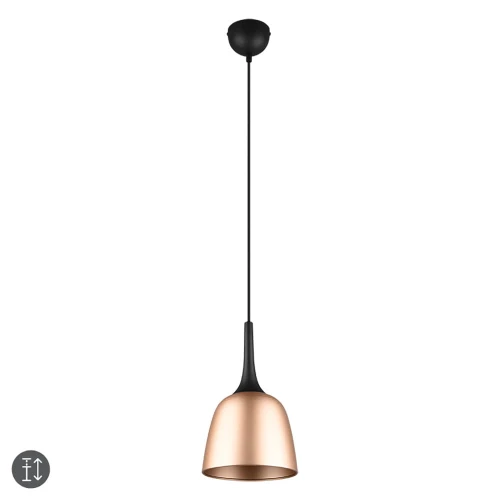 Lampa wisząca CHIRON Mosiądz mat śr.20cm. E27 Trio 310800108 | 4017807503845 noxbox lampynox www.lampynox.pl