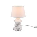 Lampka stołowa CHITA Monkey Biały śr.17cm. E14 RL R50891001 | 4017807503586 noxbox lampynox www.lampynox.pl