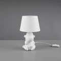 Lampka stołowa CHITA Monkey Biały śr.17cm. E14 RL R50891001 | 4017807503586 noxbox lampynox www.lampynox.pl