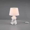 Lampka stołowa CHITA Monkey Biały śr.17cm. E14 RL R50891001 | 4017807503586 noxbox lampynox www.lampynox.pl