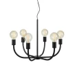 Lampa wisząca AMISTOSO Czarny Ø 63cm 6xE27 Markslojd 108290 | 7330024602106 noxbox lampynox www.lampynox.pl