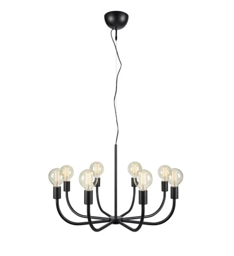 Lampa wisząca AMISTOSO Czarny Ø 75cm 8xE27 Markslojd 108291 | 7330024602113 noxbox lampynox www.lampynox.pl