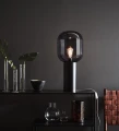 Lampka stołowa BROOKLYN Czarny | Przydymiony Ø 24,5cm E27 Markslojd 107479 | 7330024579439 noxbox lampynox www.lampynox.pl