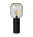 Lampka stołowa BROOKLYN Czarny | Przydymiony Ø 24,5cm E27 Markslojd 107479 | 7330024579439 noxbox lampynox www.lampynox.pl