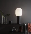 Lampka stołowa BROOKLYN Czarny | Biały Ø 24,5cm E27 Markslojd 107480 | 7330024579446 noxbox lampynox www.lampynox.pl