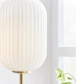 Lampka stołowa CAVA Mosiądz | Biały Ø 14cm E14 Markslojd 108251 | 7330024601710 noxbox lampynox www.lampynox.pl