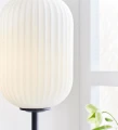 Lampka stołowa CAVA Czarny | Biały Ø 14cm E14 Markslojd 108252 | 7330024601727 noxbox lampynox www.lampynox.pl