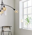 Lampka stołowa CAVA Czarny | Biały Ø 14cm E14 Markslojd 108252 | 7330024601727 noxbox lampynox www.lampynox.pl
