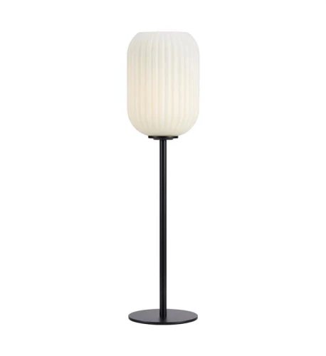 Lampka stołowa CAVA Czarny | Biały Ø 14cm E14 Markslojd 108252 | 7330024601727 noxbox lampynox www.lampynox.pl