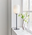 Lampka stołowa CAVA Czarny | Biały Ø 14cm E14 Markslojd 108252 | 7330024601727 noxbox lampynox www.lampynox.pl