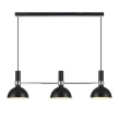 Lampa wisząca potrójna LARRY czarny | chrom 3xE27 Markslojd 106855 | 7330024567252 noxbox lampynox www.lampynox.pl