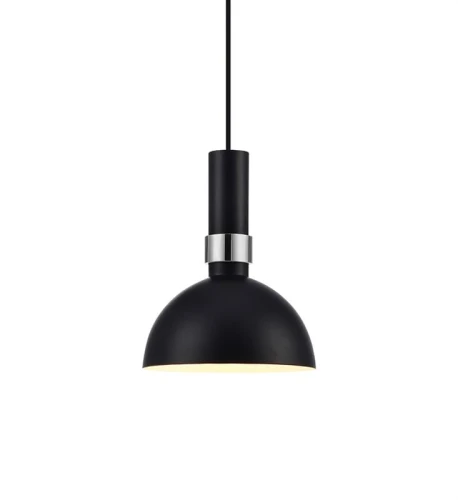 Lampa wisząca LARRY czarny | chrom E27 Markslojd 106861 | 7330024567313 noxbox lampynox www.lampynox.pl