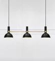 Lampa wisząca potrójna LARRY czarny | złoty szczotkowany 3xE27 Markslojd 106971 | 7330024569164 noxbox lampynox www.lampynox.pl