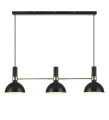 Lampa wisząca potrójna LARRY czarny | złoty szczotkowany 3xE27 Markslojd 106971 | 7330024569164 noxbox lampynox www.lampynox.pl