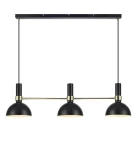 LARRY czarny | złoty szczotkowany 3xE27 Lampa wisząca Markslojd 106971