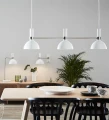 Lampa wisząca potrójna LARRY biały | stal 3xE27 Markslojd 107500 | 7330024579644 noxbox lampynox www.lampynox.pl