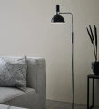 Lampa podłogowa stojąca LARRY czarny | chrom E27 Markslojd 106857 | 7330024567276 noxbox lampynox www.lampynox.pl