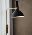 Lampa podłogowa stojąca LARRY czarny | złoty szczotkowany E27 Markslojd 106972 | 7330024569171 noxbox lampynox www.lampynox.pl