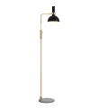Lampa podłogowa stojąca LARRY czarny | złoty szczotkowany E27 Markslojd 106972 | 7330024569171 noxbox lampynox www.lampynox.pl