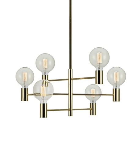 Lampa wisząca CAPITAL Mosiądz Ø 62cm 6xE27 Markslojd 106418 | 7330024559301 noxbox lampynox www.lampynox.pl