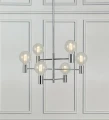 Lampa wisząca CAPITAL Chrom Ø 62cm 6xE27 Markslojd 106419 | 7330024559318 noxbox lampynox www.lampynox.pl