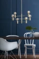 Lampa wisząca CAPITAL Chrom Ø 62cm 6xE27 Markslojd 106419 | 7330024559318 noxbox lampynox www.lampynox.pl