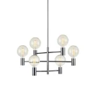 CAPITAL Chrom Ø 62cm 6xE27 Lampa wisząca Markslojd 106419
