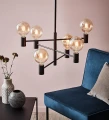 Lampa wisząca CAPITAL Black Ø 62cm 6xE27 Markslojd 107281 | 7330024576391 noxbox lampynox www.lampynox.pl