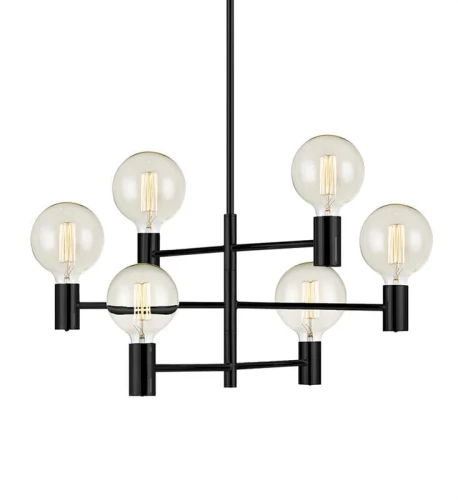 Lampa wisząca CAPITAL Black Ø 62cm 6xE27 Markslojd 107281 | 7330024576391 noxbox lampynox www.lampynox.pl