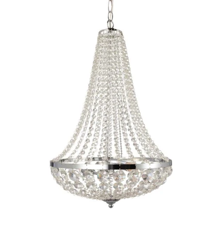 Lampa wisząca | Żyrandol GRANSO Chrom Ø 40cm 2xE14 Markslojd 104890 | 7330024532847 noxbox lampynox www.lampynox.pl