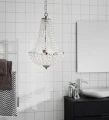 Lampa wisząca | Żyrandol łazienkowy GRANSO Chrom Ø 30cm 2xG9 IP44 Markslojd 107550 | 7330024580145 noxbox lampynox www.lampynox.pl