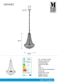 Lampa wisząca | Żyrandol łazienkowy GRANSO Chrom Ø 40cm 3xG9 IP44 Markslojd 107551 | 7330024580152 noxbox lampynox www.lampynox.pl