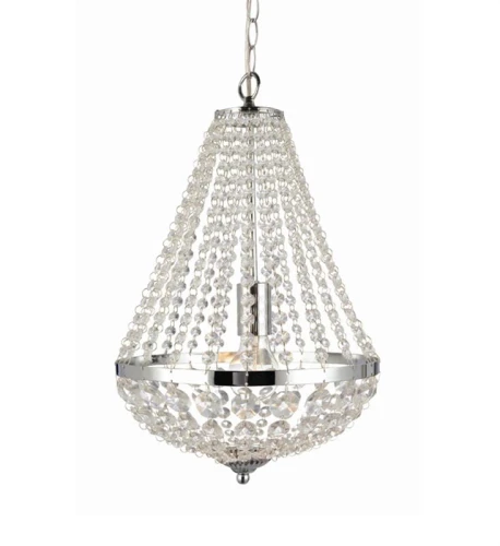 Lampa wisząca | Żyrandol GRANSO Chrom Ø 30cm E27 Markslojd 104889 | 7330024532830 noxbox lampynox www.lampynox.pl