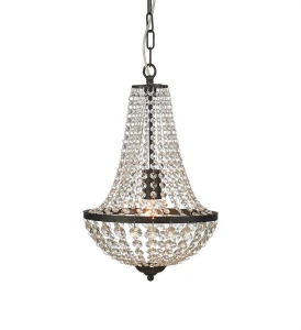 GRANSO Czarny Ø 30cm E27 Lampa wisząca | Żyrandol Markslojd 107026