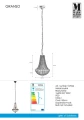 Lampa wisząca | Żyrandol GRANSO Czarny Ø 30cm E27 Markslojd 107026 | 7330024571471 noxbox lampynox www.lampynox.pl