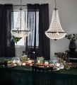 Lampa wisząca | Żyrandol GRANSO Czarny Ø 40cm 2xE14 Markslojd 107027 | 7330024571488 noxbox lampynox www.lampynox.pl
